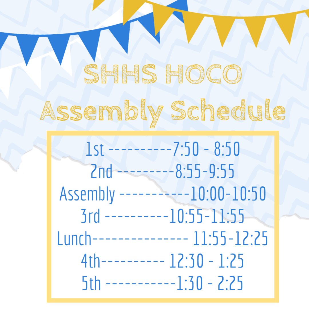 Friday Assembly Schedule