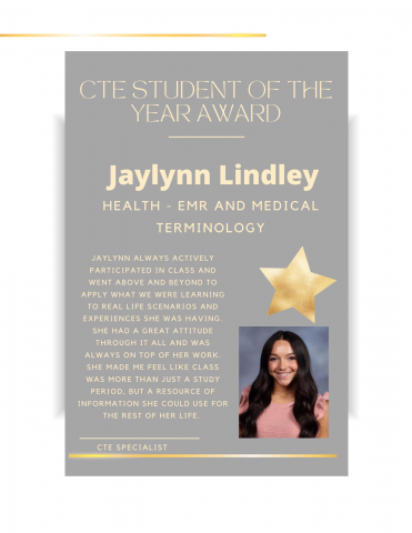 CTE Student of the Year