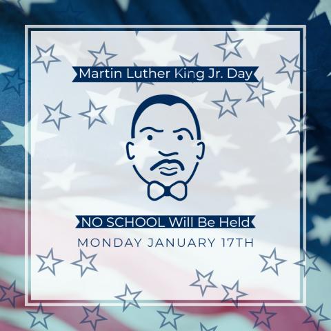 No School Monday January 17