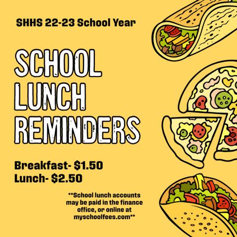 School Lunch Reminders