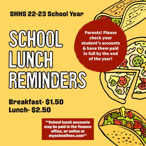 School Lunch Reminders