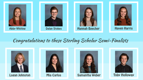 Sterling Scholar Semi-Finalists
